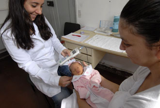 Portal de Not�cias PJF | Sa�de alerta para a import�ncia do Teste da Orelhinha no primeiro m�s de vida dos beb�s | SS - 27/7/2010